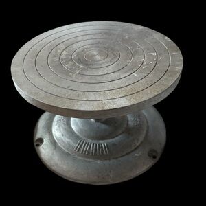 Vintage AMACO Pottery Wheel No.5 American Art Clay Company 7" Turntable